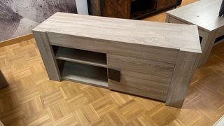 Mueble de salón de madera color beige/marrón