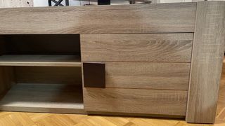 Mueble de salón de madera color beige/marrón