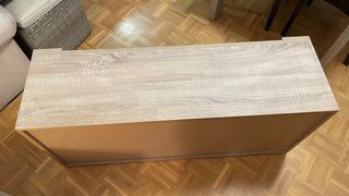 Mueble de salón de madera color beige/marrón