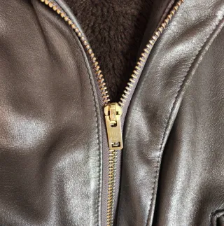 Chaqueta Schott NYC 684sm Talla M Marrón