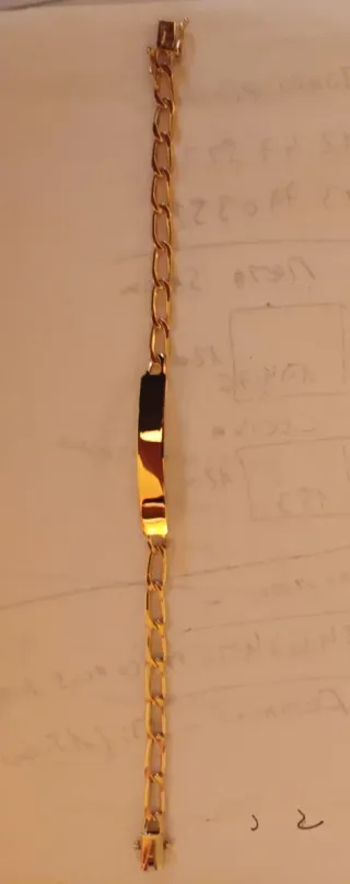 Esclava Oro Macizo 18k Unisex