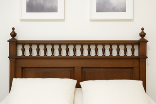 Cabecero antiguo madera maciza 135 cm