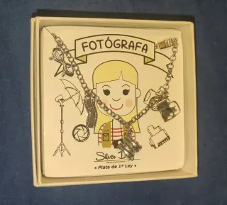 Pulsera Plata Rodiada Fotógrafa