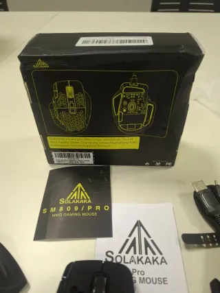 Ratón Gaming Solakaka SM809 Pro Tri-Mode