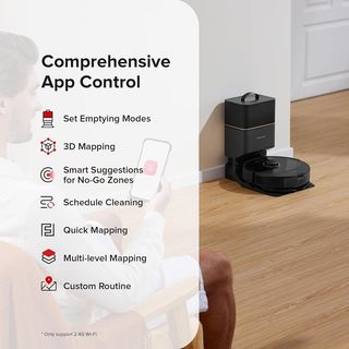 ROBOROCK Q8 MAX PLUS + ROBOT ASPIRADOR APP VACUUM 3D, negro,REACONDICIONADO, señales de uso