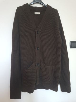 Cardigan Celio marrón XXL