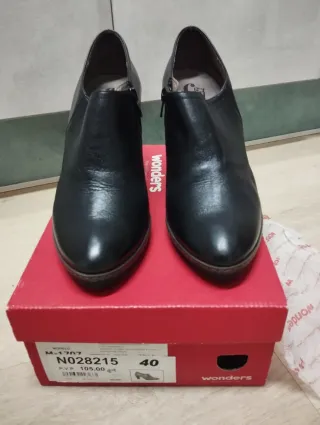 Botín tacón Wonders mujer talla 40