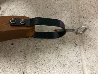 Jamonero de madera con soporte