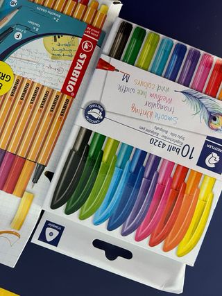 Pack Estuches Bolígrafos y Rotuladores