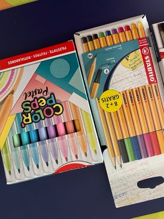 Pack Estuches Bolígrafos y Rotuladores