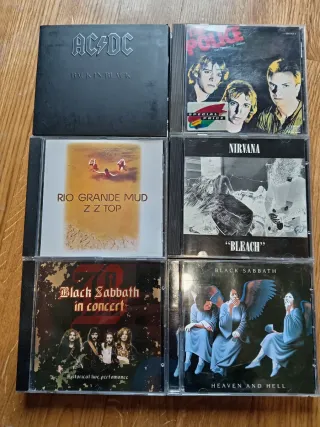 Lote CDs Heavy Rock: Metallica, AC/DC, Pink Floyd