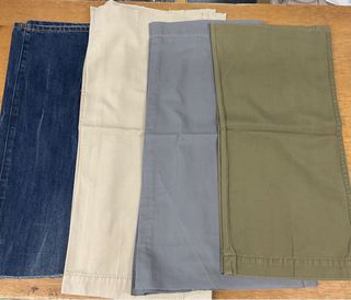 50 retales de tela vaquera y otros