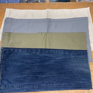 50 retales de tela vaquera y otros