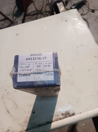 Electrodos Inoxidables BÖHLER AWS E316L-17