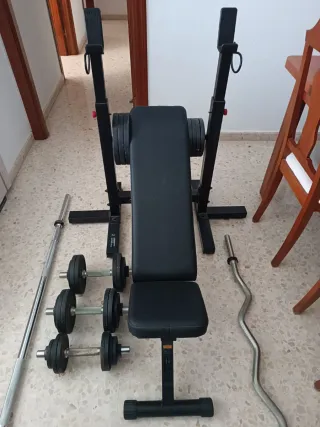 Banco de pesas y mancuernas Corength