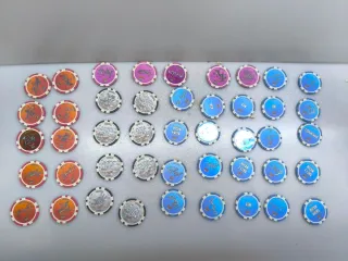 45 Tazos WWE Chipz Colección