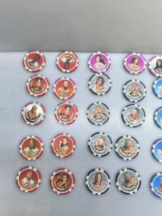 45 Tazos WWE Chipz Colección