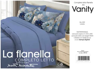 Completo letto flanella Vanity