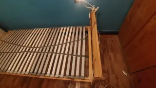 Somier de madera y plástico