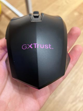 Ratón Gaming GX Trust Negro wireless con luces RGB