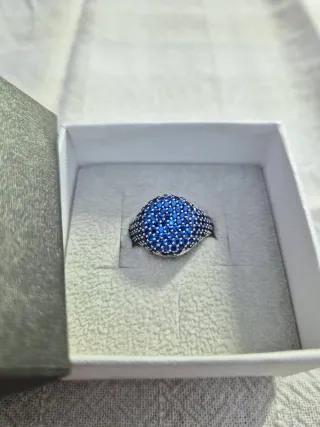 Anello Morellato donna blu e argento