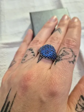 Anello Morellato donna blu e argento