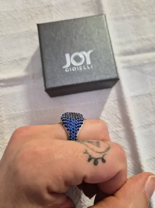 Anello Morellato donna blu e argento