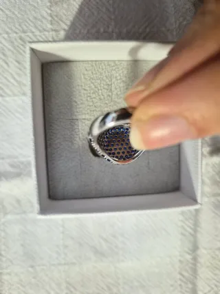 Anello Morellato donna blu e argento