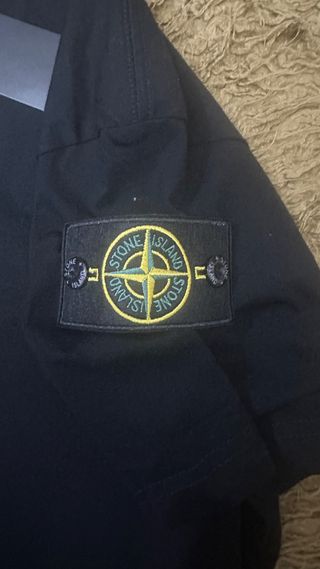 Camiseta Stone Island Negra Básica talla M