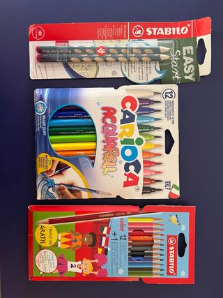 Pack pinturas y lápices para niños