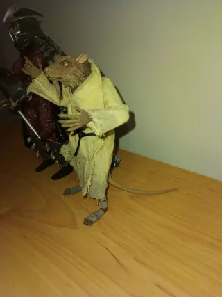 Figuras Shredder y Splinter TMNT NECA