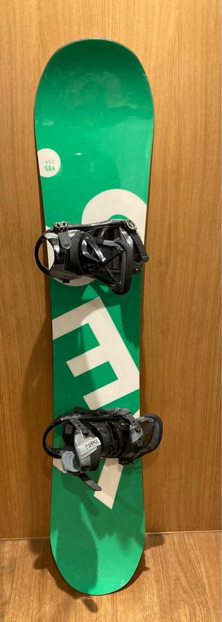 Tabla Snowboard Verde YES 154