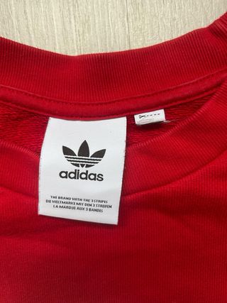 Sudadera Adidas Originals Roja Clásica