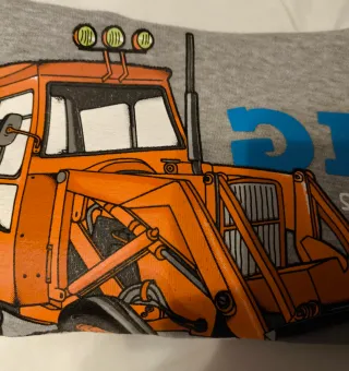 Set Felpa e T-shirt con Tema Trattori per Bambini