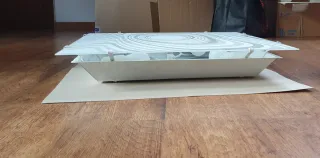 Plafoniera moderna design ondulato