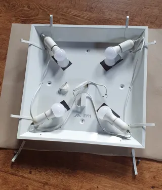 Plafoniera moderna design ondulato