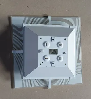 Plafoniera moderna design ondulato