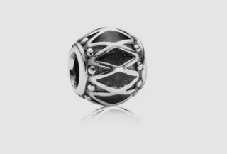 Charm Pandora Plata Diseño Geométrico