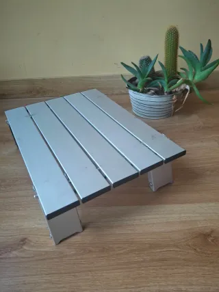 Mesa plegable aluminio camping
