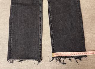 Jeans cropped negro ‘Zara’