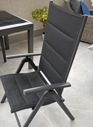 Conjunto 4 Sillas Terraza Plegables