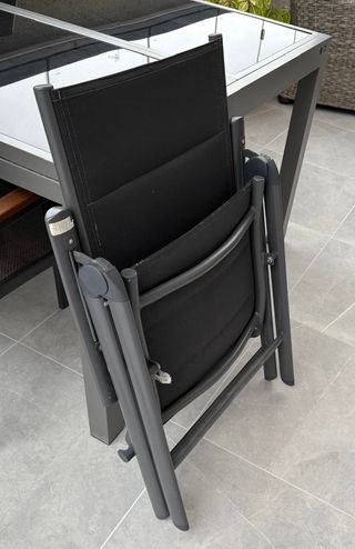 Conjunto 4 Sillas Terraza Plegables