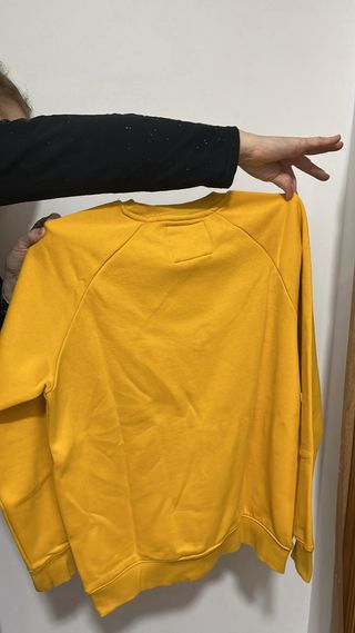 Sudadera amarilla hombre Bershka