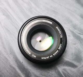 Objetivo Minolta Rokkor 50mm f/1.7 MD