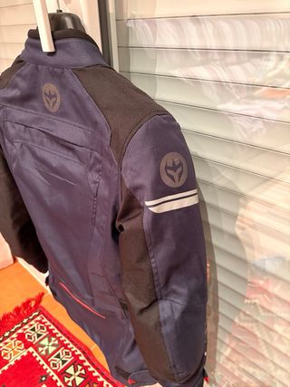 Chaqueta Moto Mujer ARMURE Azul MACK WATERPROOF