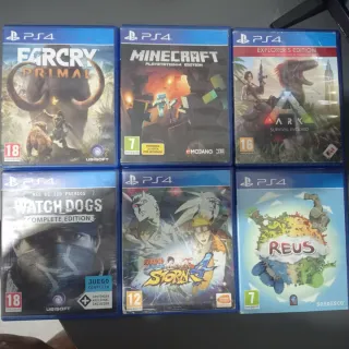 Lote 6 Juegos PS4