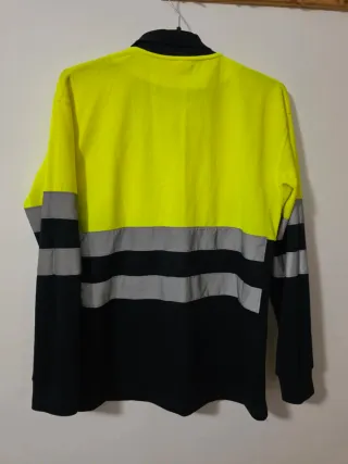 Polo Alta Visibilidad Amarillo y Negro