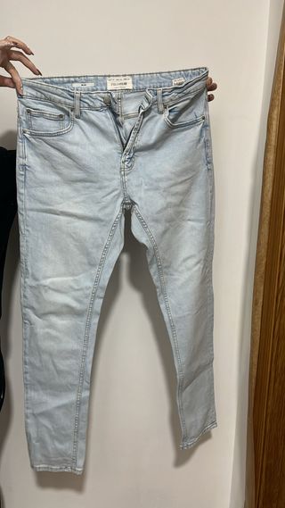 Vaqueros Pull&Bear Slim Azul Talla M