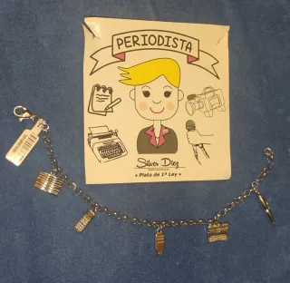 Pulsera Plata RODIADA Periodista
