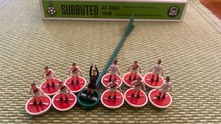 Subbuteo hw Rayo Vallecano 1964 old style.